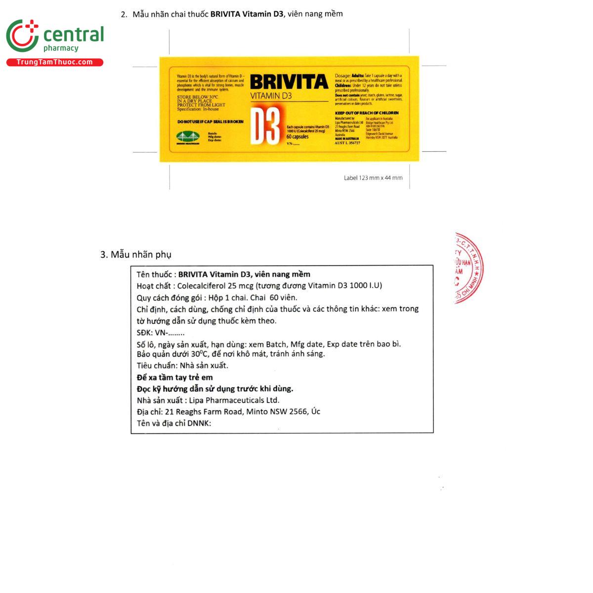 brivita vitamin d3 1000iu 5 M5125