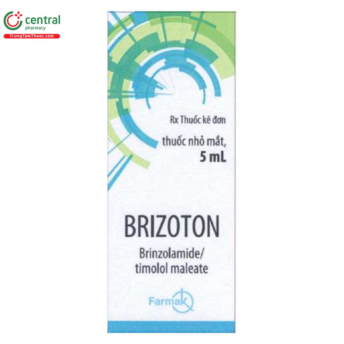 Thuốc Brizoton tác dụng giảm tình trạng áp lực nội nhãn trên người lớn