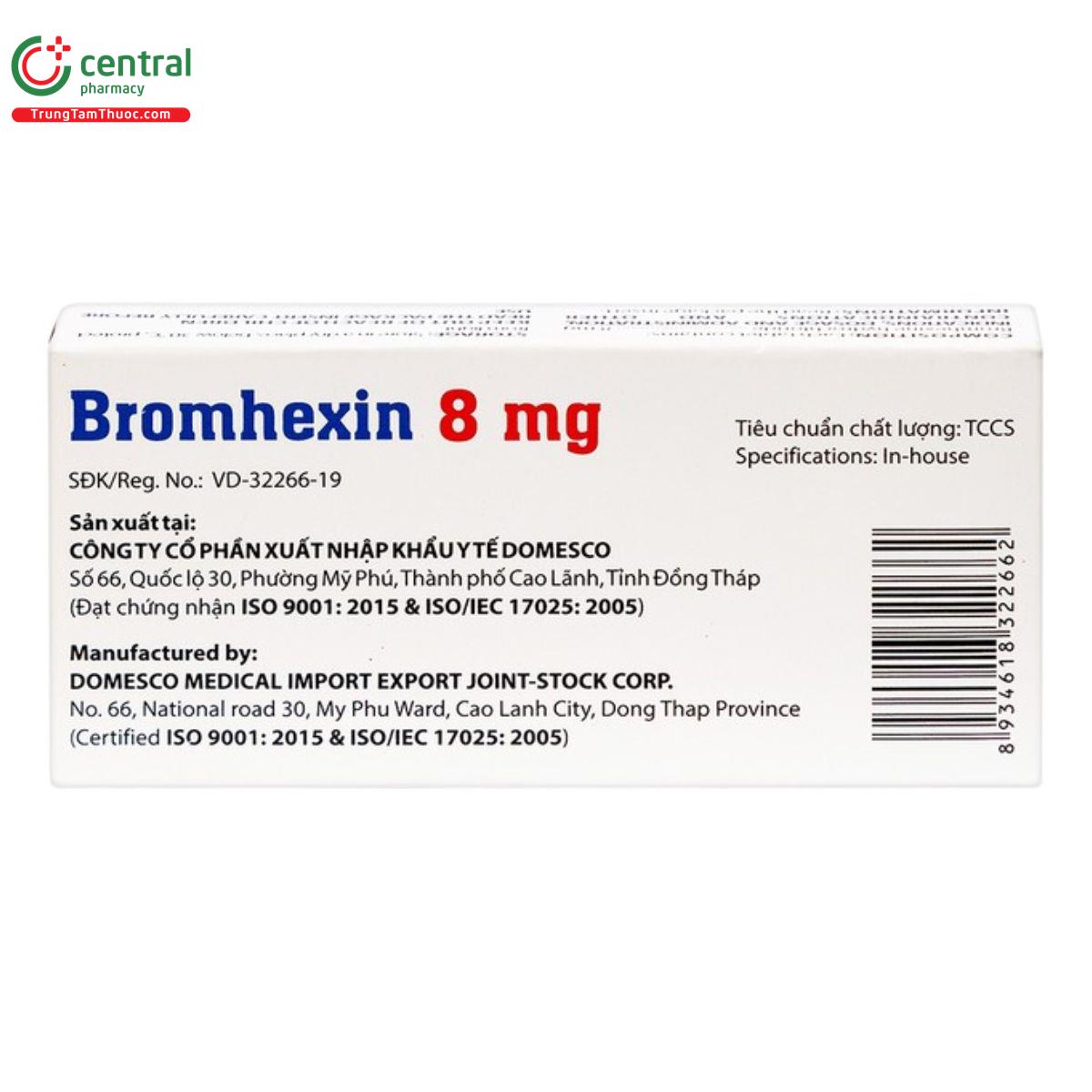 bromhexin 8mg domesco 4 P6148