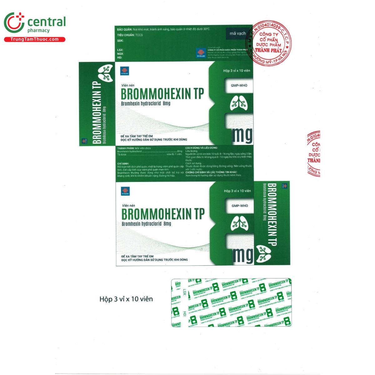 brommohexin tp 8mg M5033