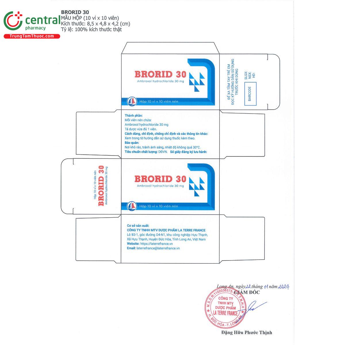 brorid 30mg 1 Q6147 brorid 30mg 1 Q6147