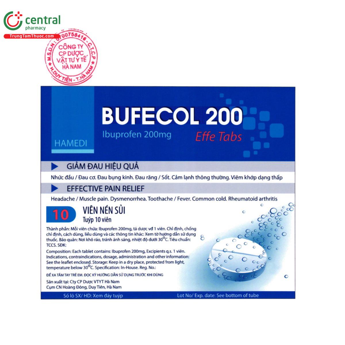 bufecol 200 effe tabs 4 O5656