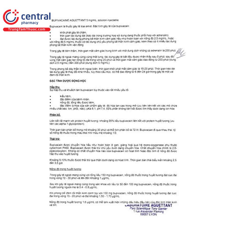 bupivacaine aguettant 5mg ml 11 A0884