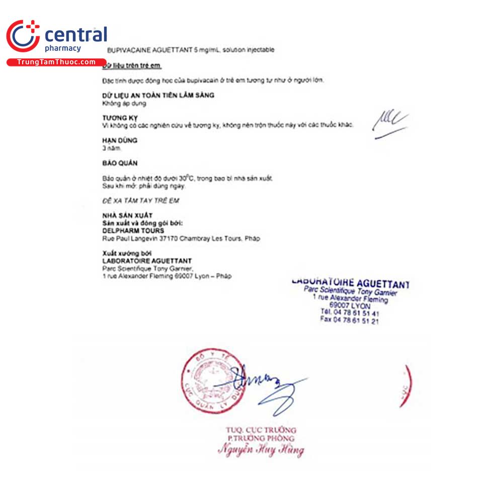 bupivacaine aguettant 5mg ml 12 O6244