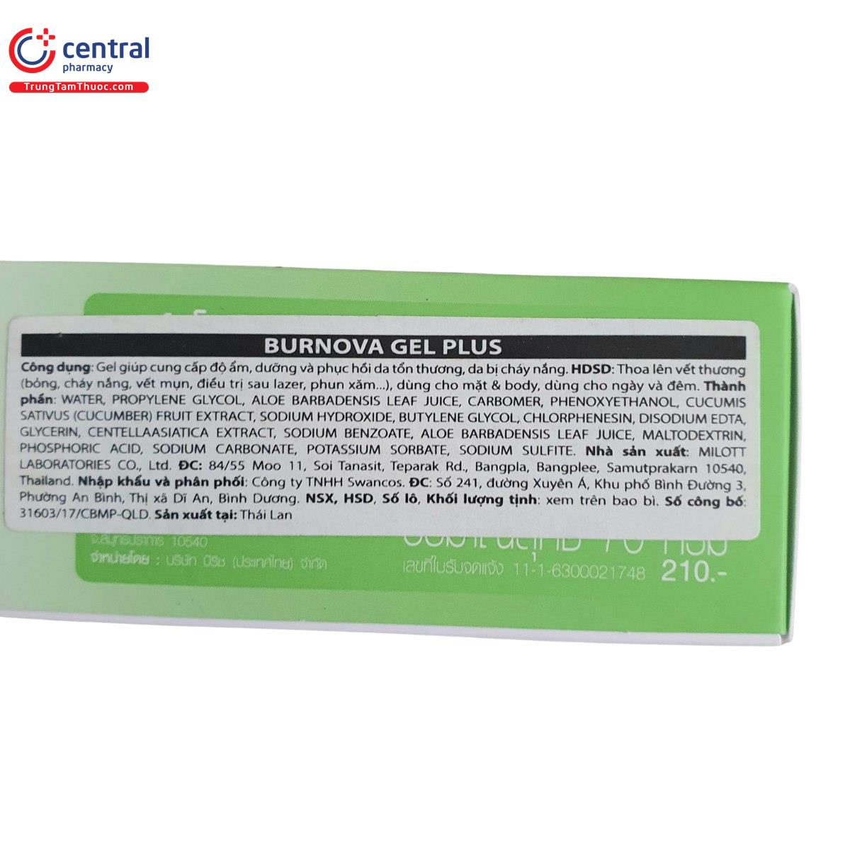 burnova gel plus 6 C0721