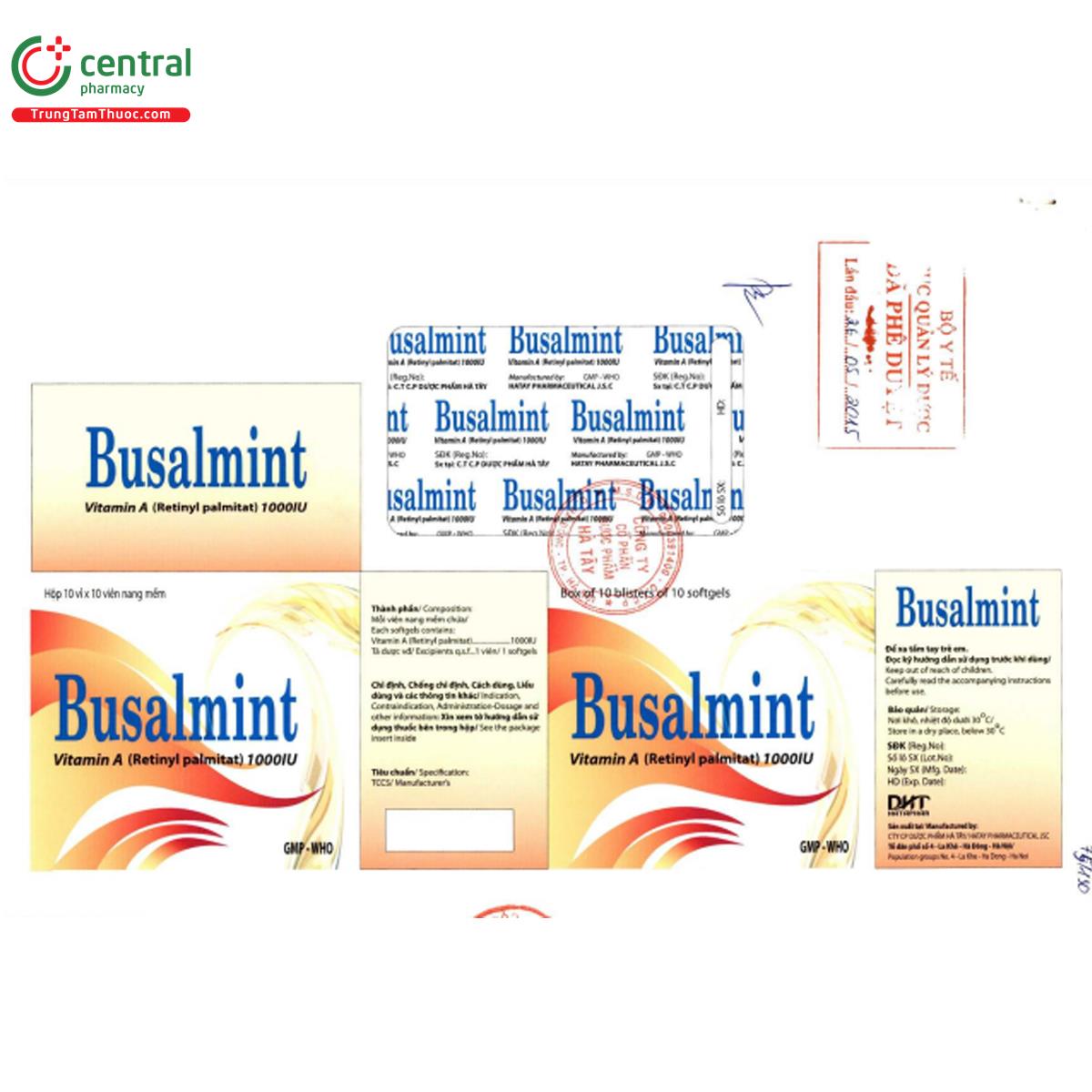 busalmint 1000iu 3 I3657 busalmint 1000iu 3 I3657