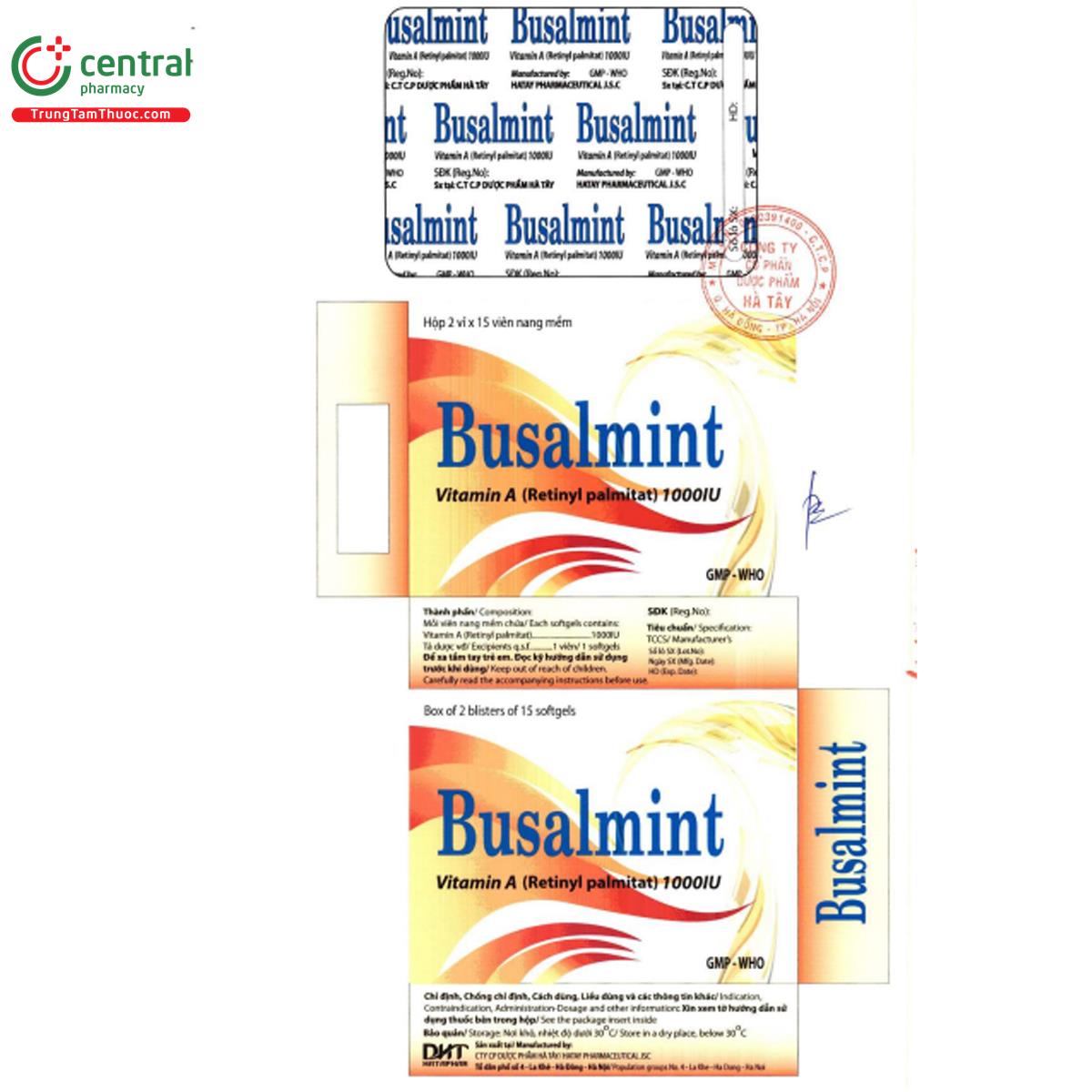 busalmint 1000iu 4 V8031 busalmint 1000iu 4 V8031