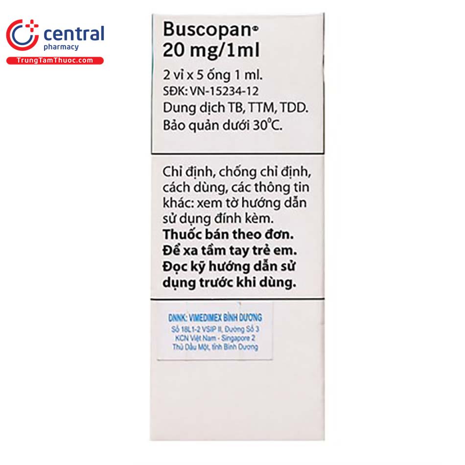 buscopan 20mg ml 4 K4645