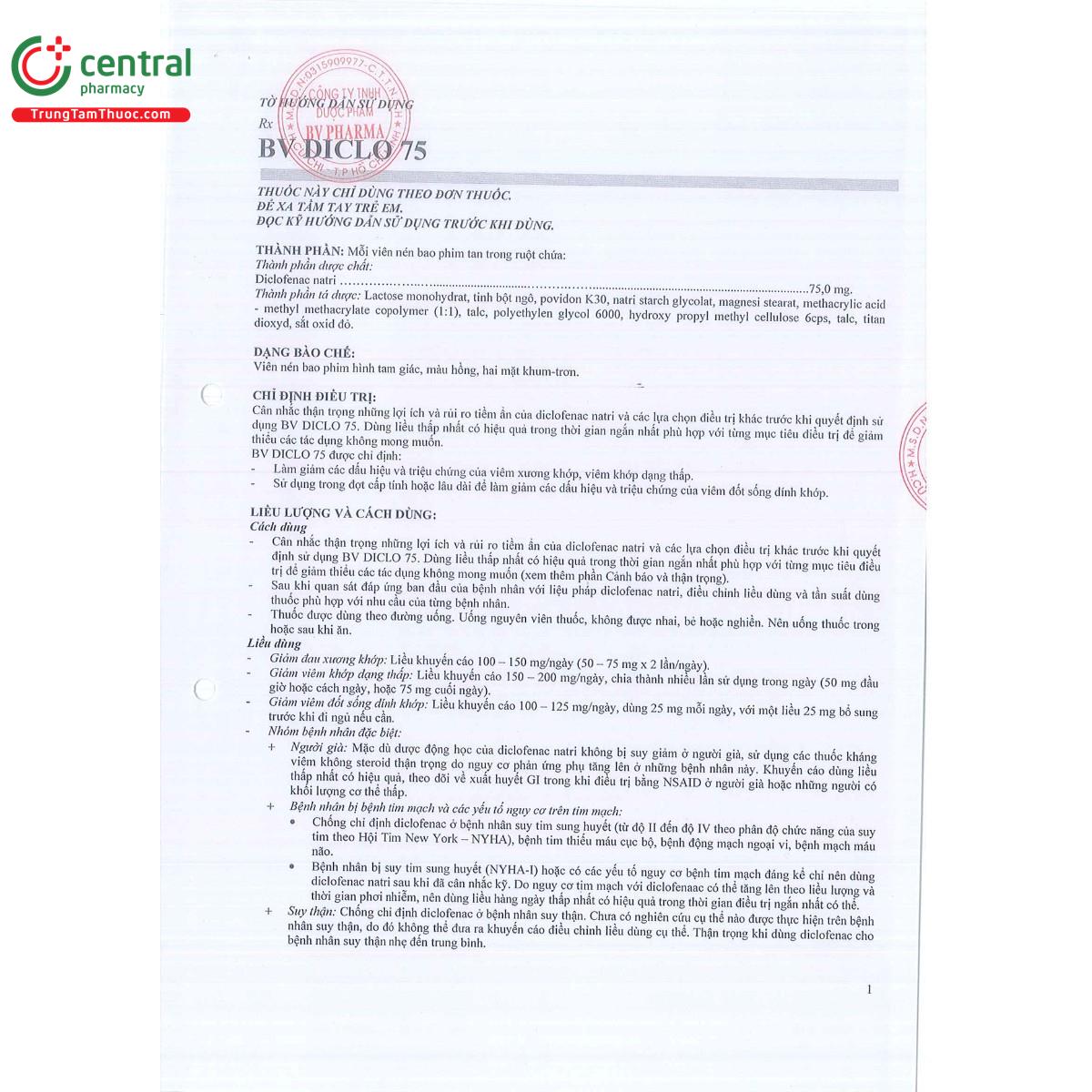 bv diclo 75 4 H3820 bv diclo 75 4 H3820
