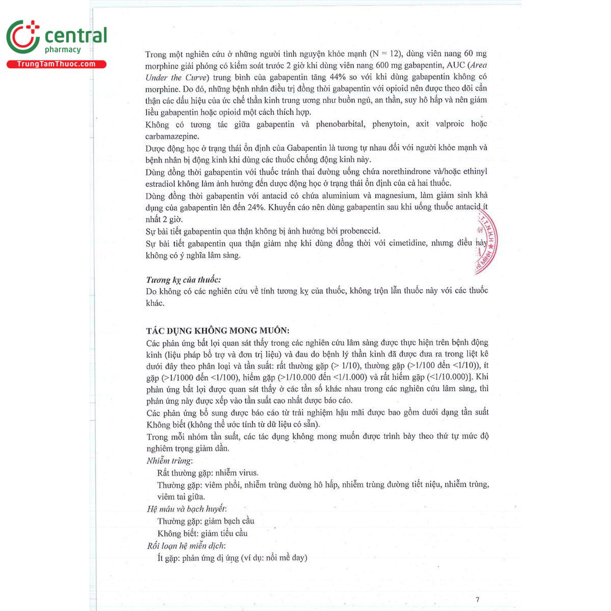 bv gabapentin 400 10 K4782 bv gabapentin 400 10 K4782