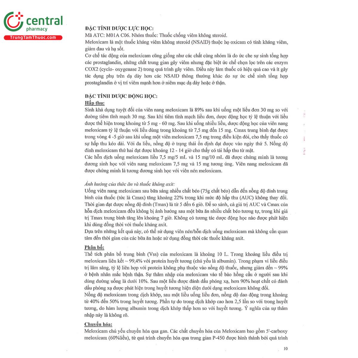 bv meloxicam 75mg 12 Q6431