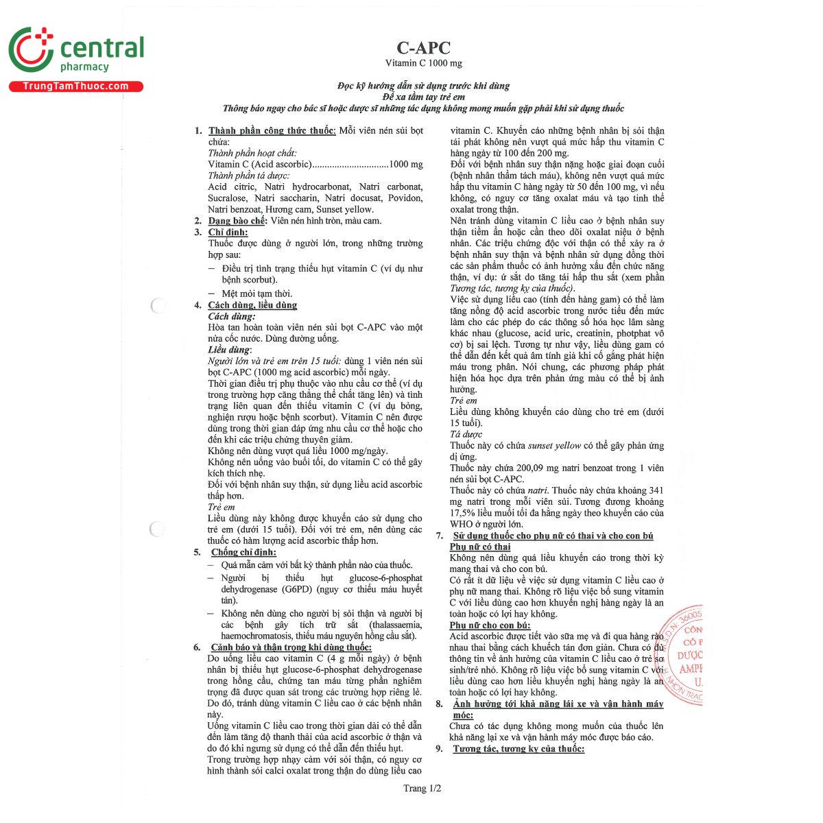 c apc 1000mg 4 T7253