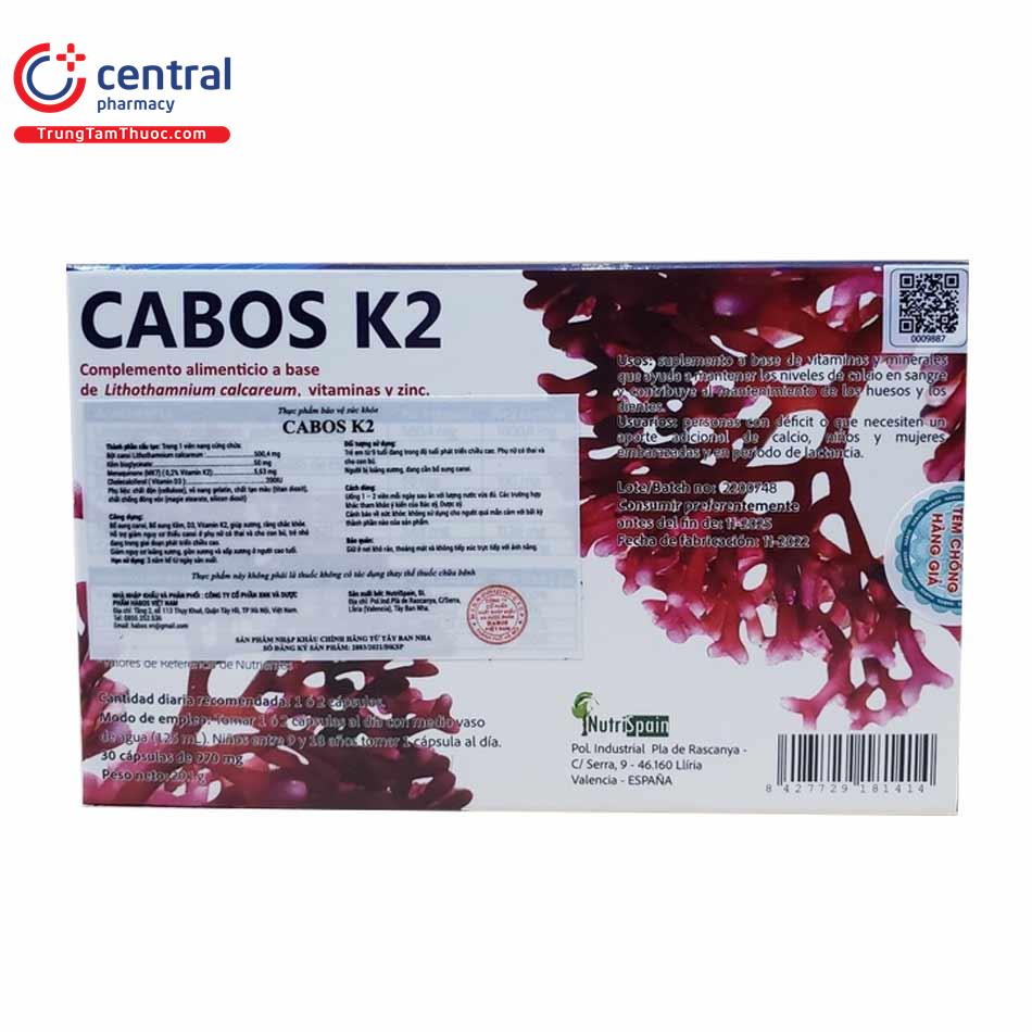 cabos k2 3 H2362