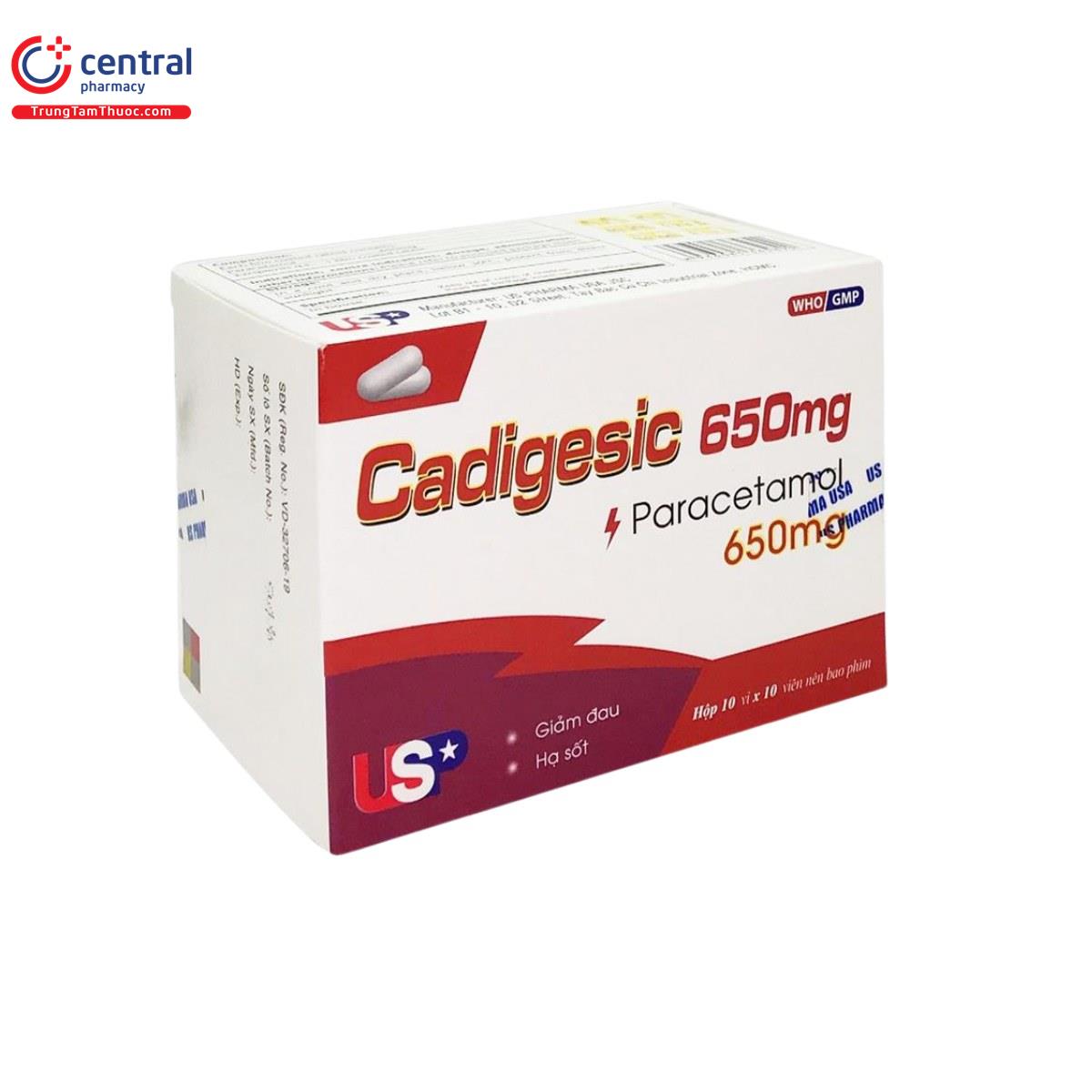 cadigesic 650mg 4 J3720