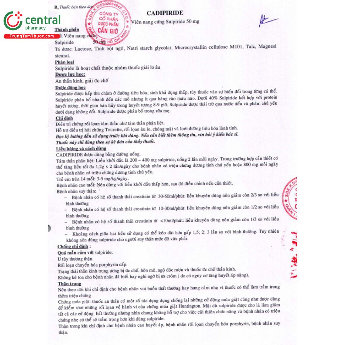cadipiride 2 G2144 cadipiride 2 G2144