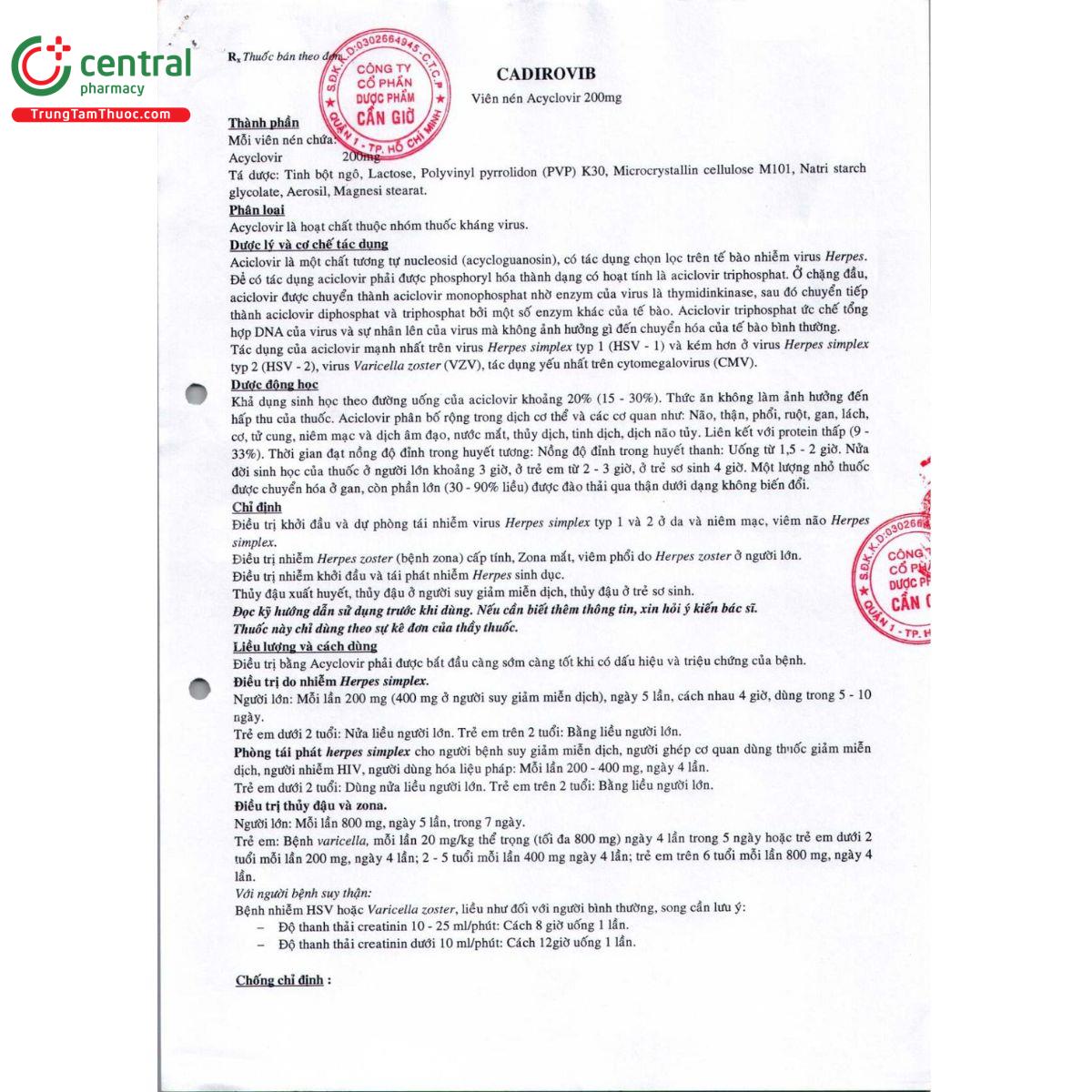 cadirovib 3 T8512 cadirovib 3 T8512