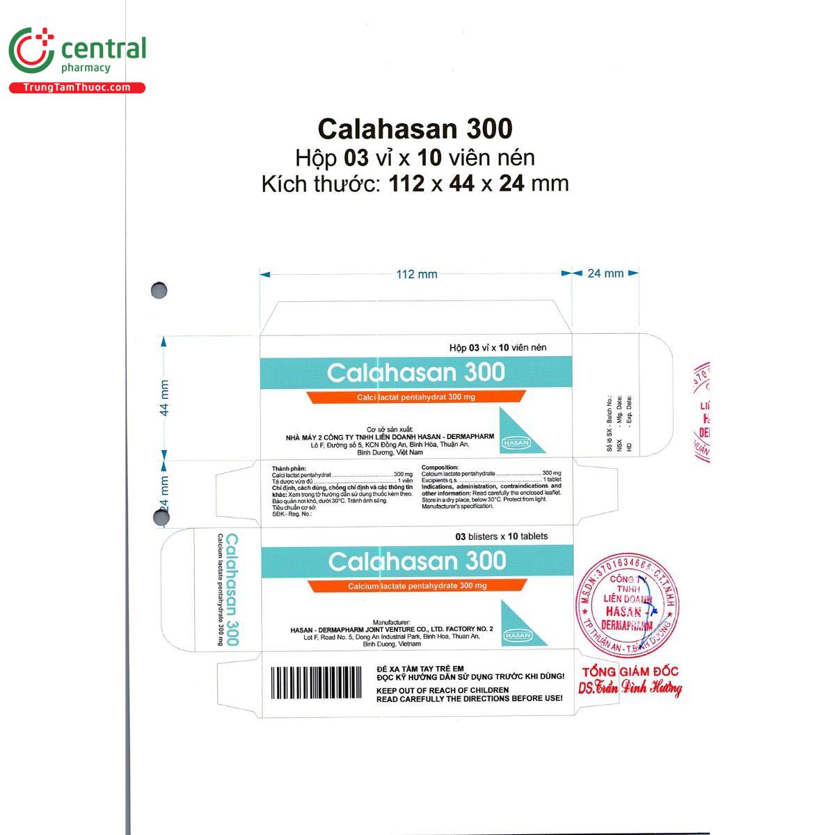 calahasan 300mg H3788