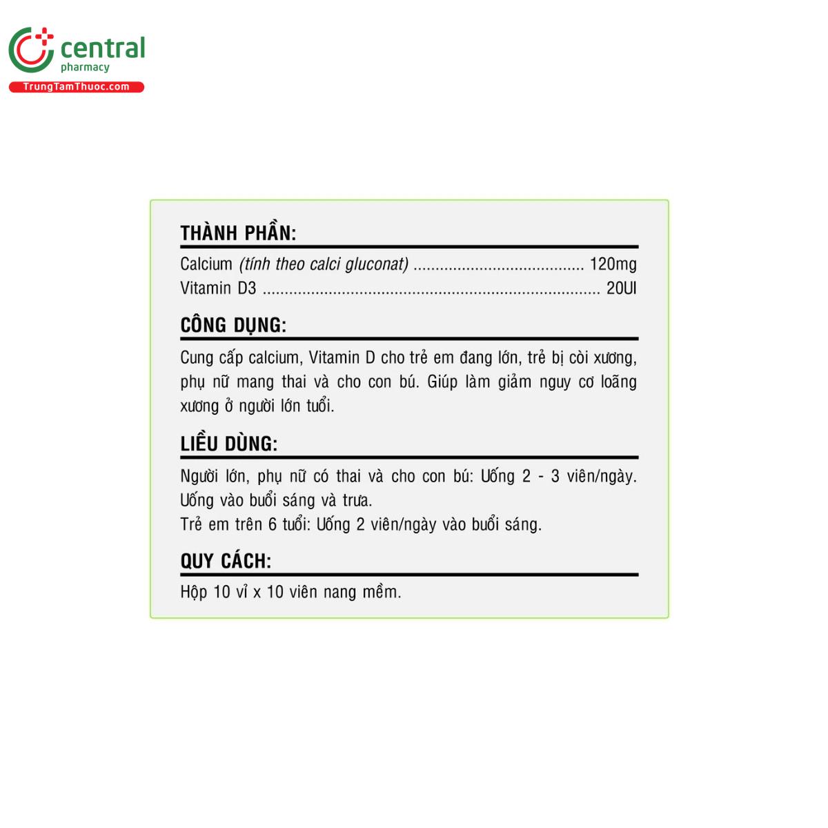 calci d usar 3 U8556