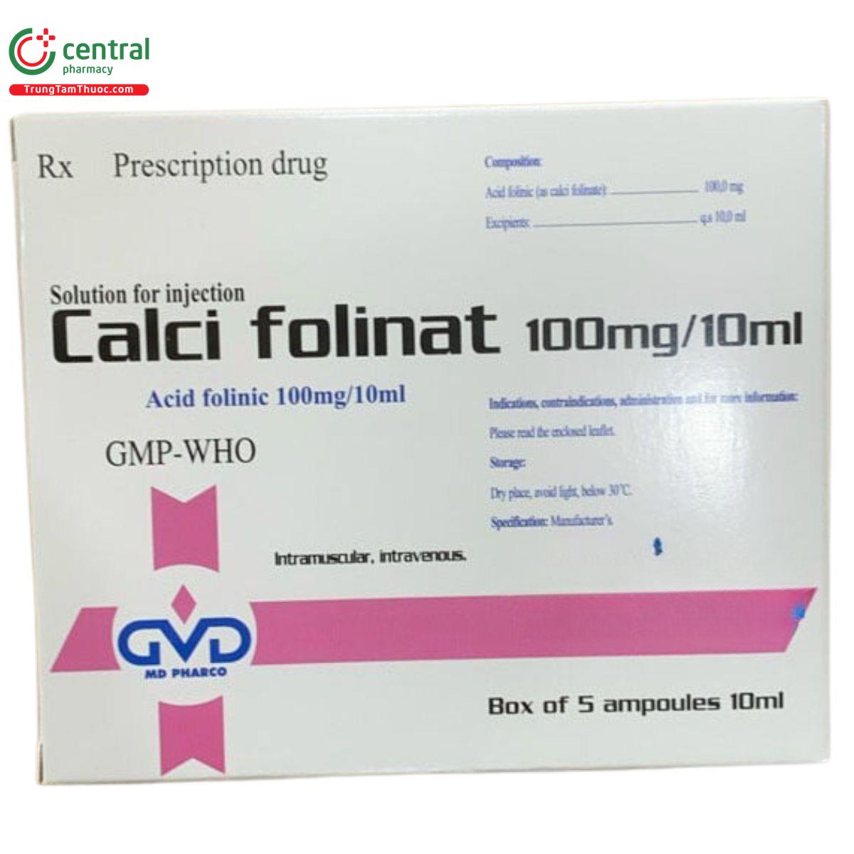 calci folinat 100mg 10ml 1 M5600