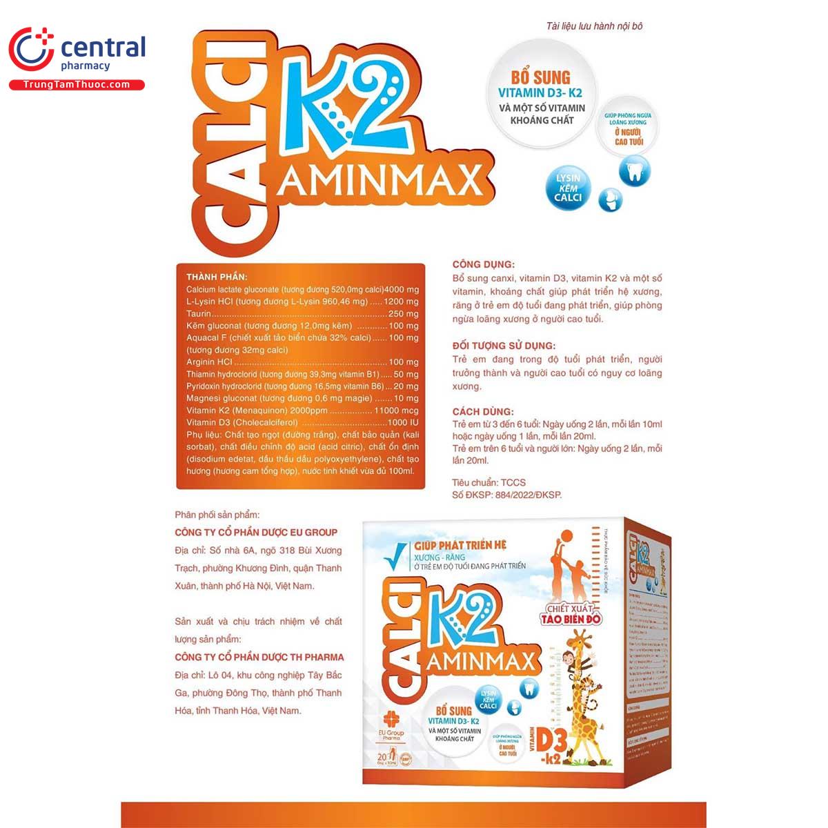 calci k2 aminmax 8 D1455