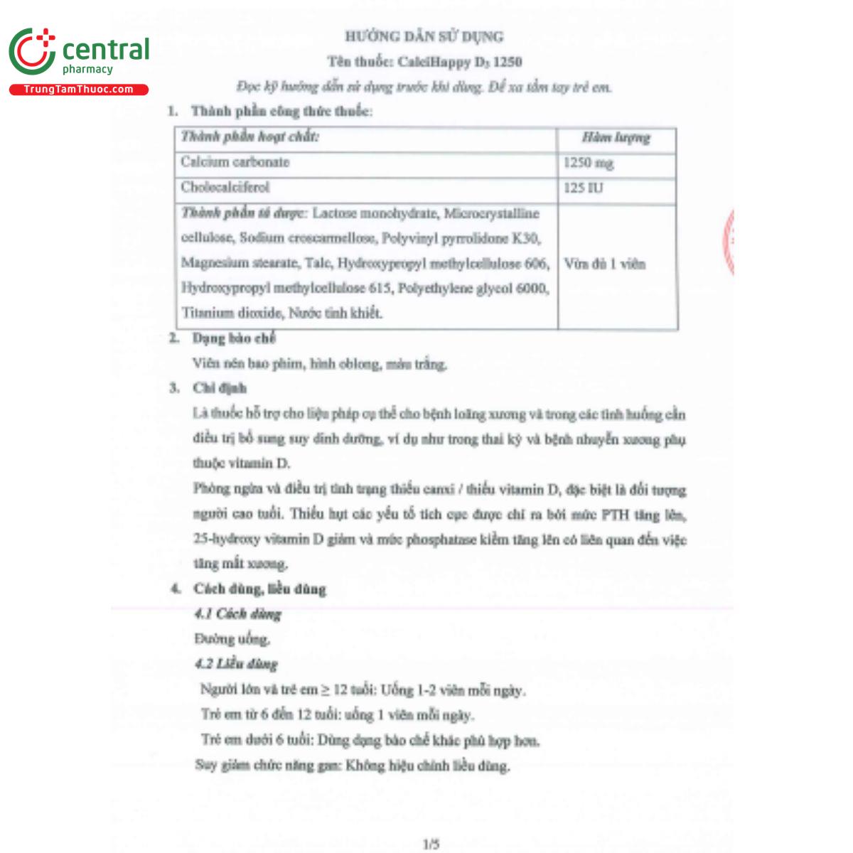 calcihappy d3 1250 4 B0821