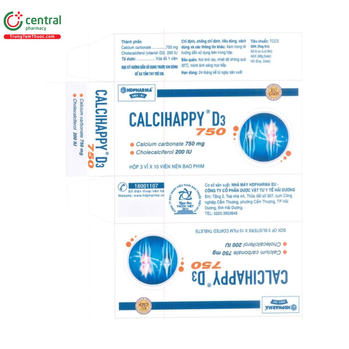 calcihappy d3 750 2 K4262