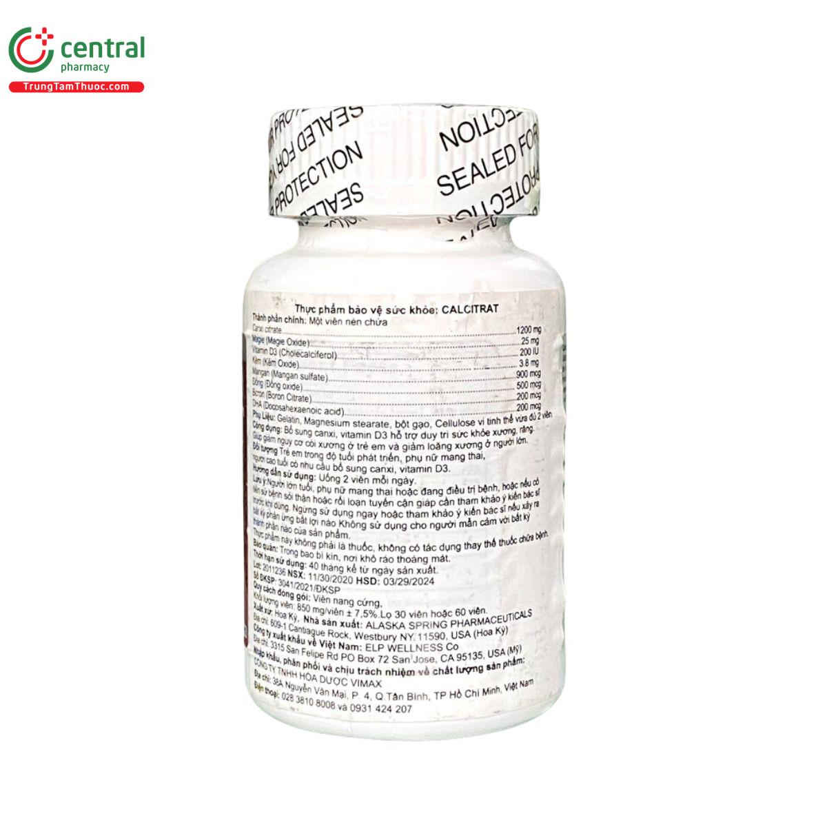 calcitrat do vitamax 3 V8802