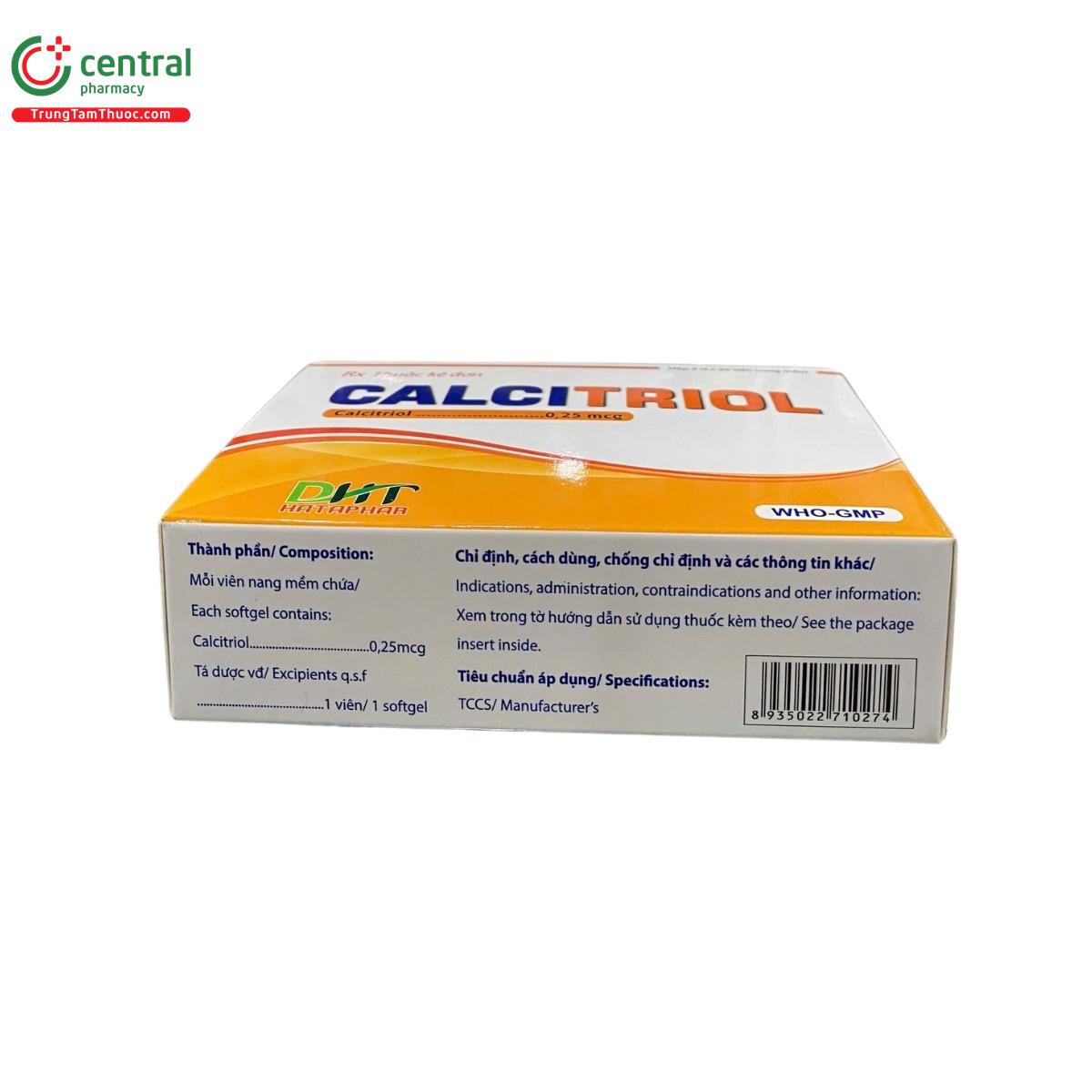 calcitriol 0 25mcg dht 8 H2284