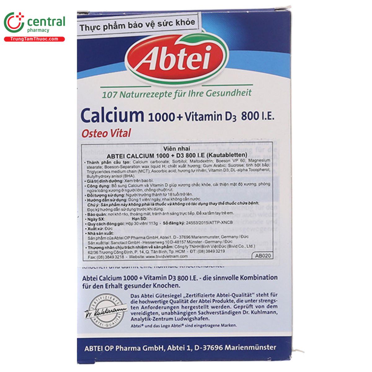 calcium 1000 vitamin d3 800 i e 6 O5275