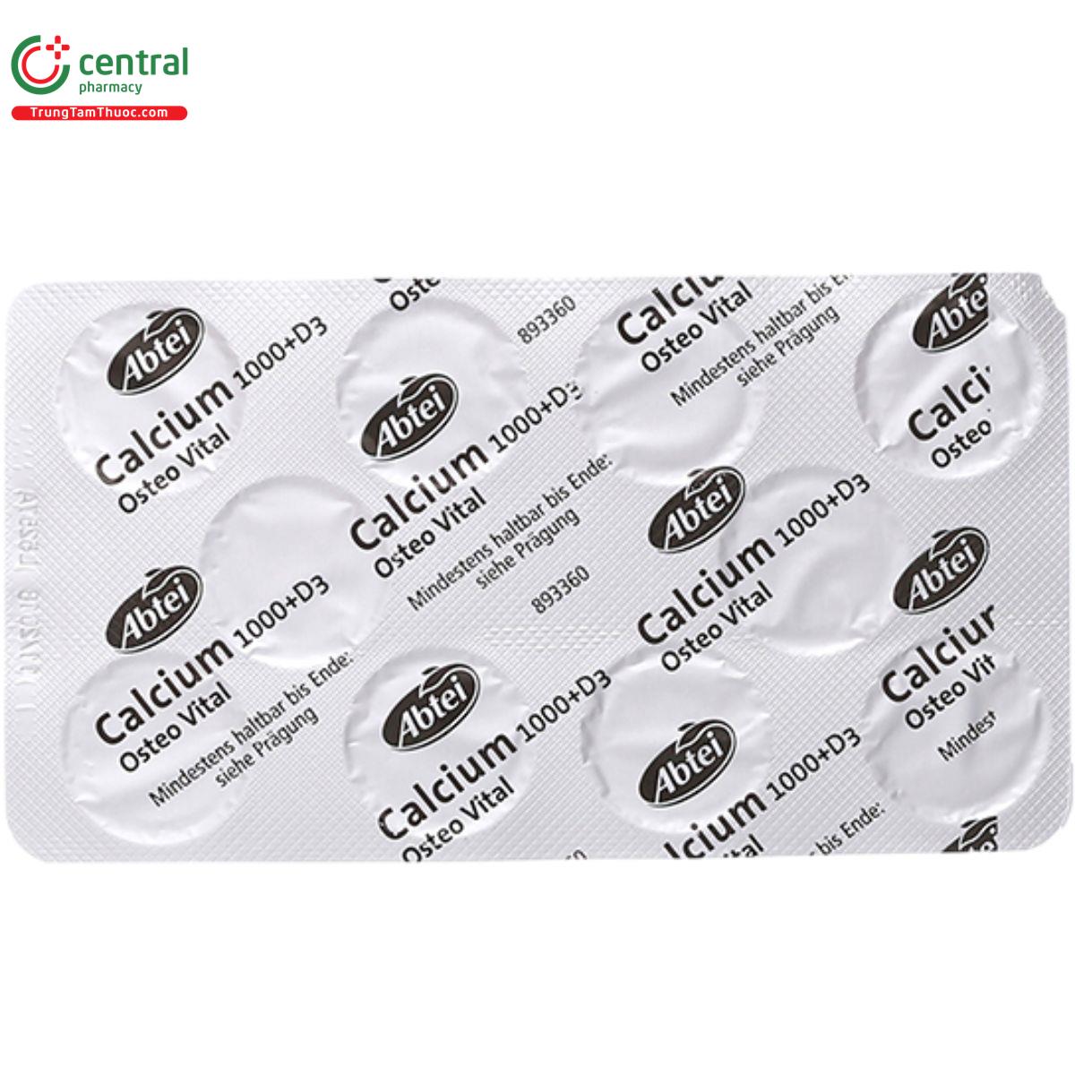 calcium 1000 vitamin d3 800 i e 7 V8725