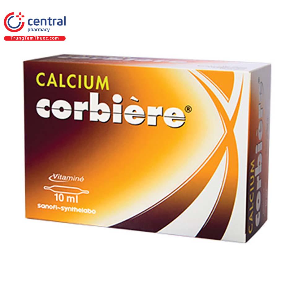 Thuốc Calcium Corbiere 10ml: tác dụng, cách dùng, giá bán