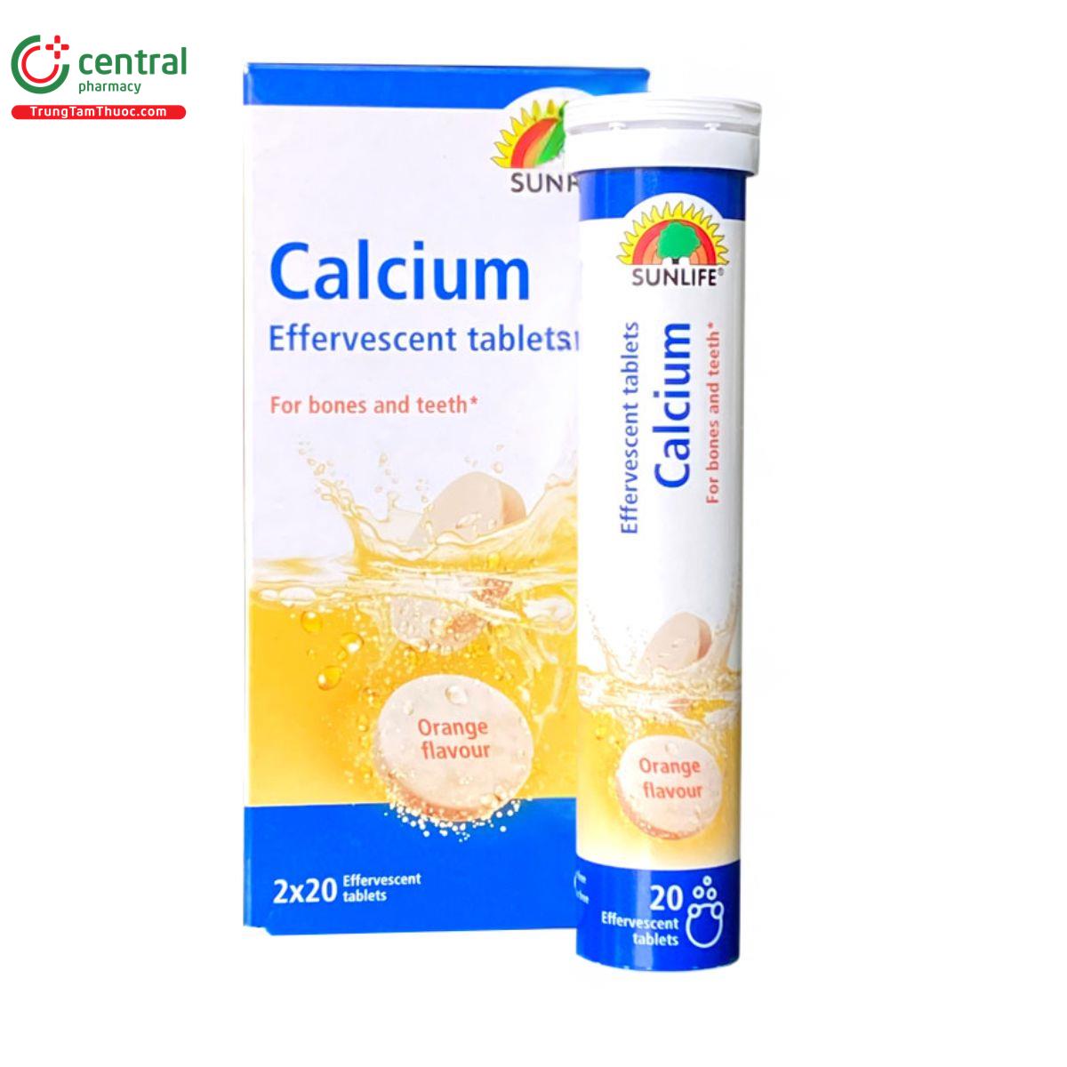 calcium effervescent tablets G2618