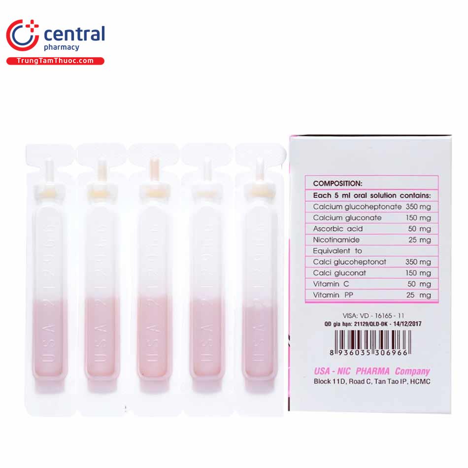 calcium nic extra 5ml 3 Q6811