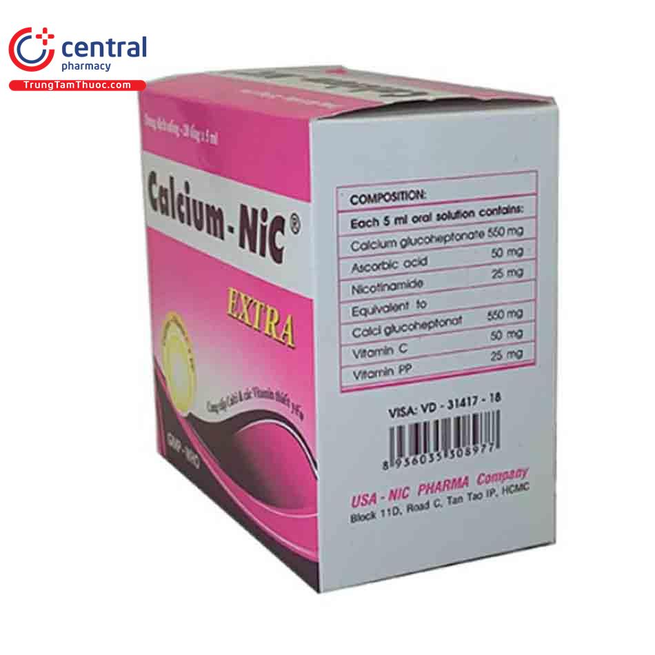 calcium nic extra 5ml 7 A0117