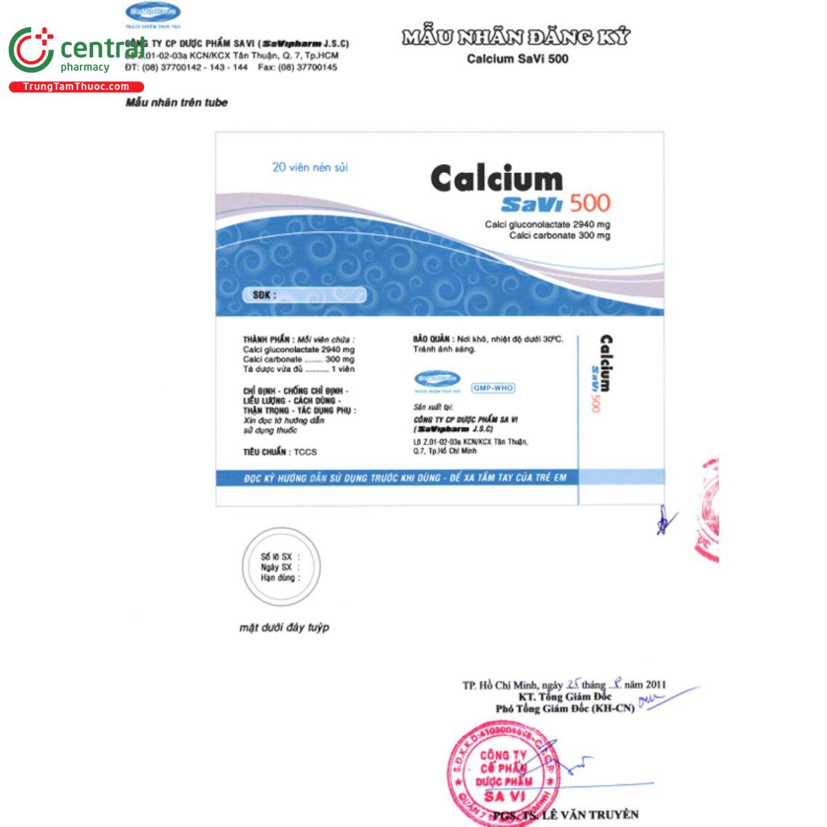 calcium savi 500 3 M5157 calcium savi 500 3 M5157
