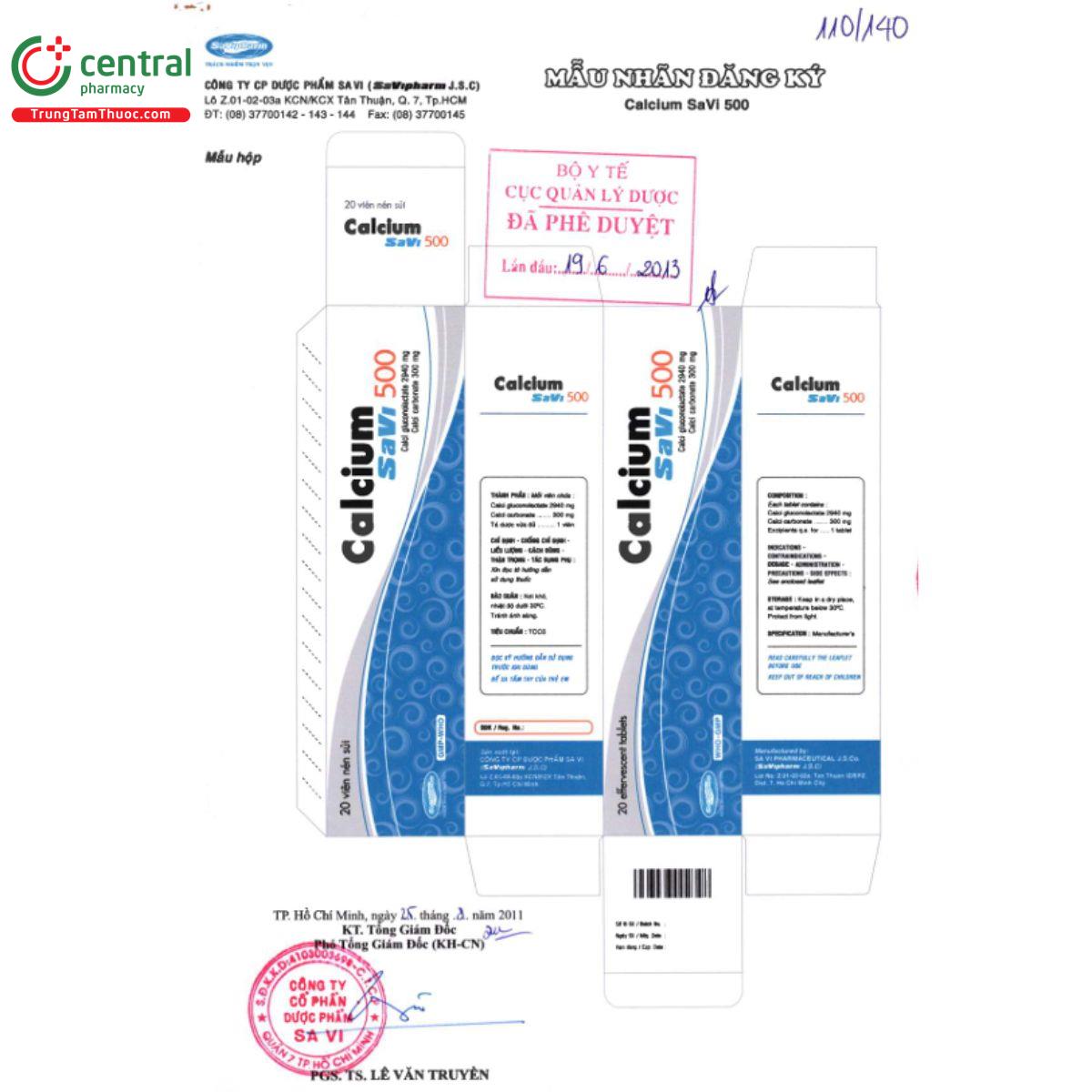 calcium savi 500 4 T7704 calcium savi 500 4 T7704