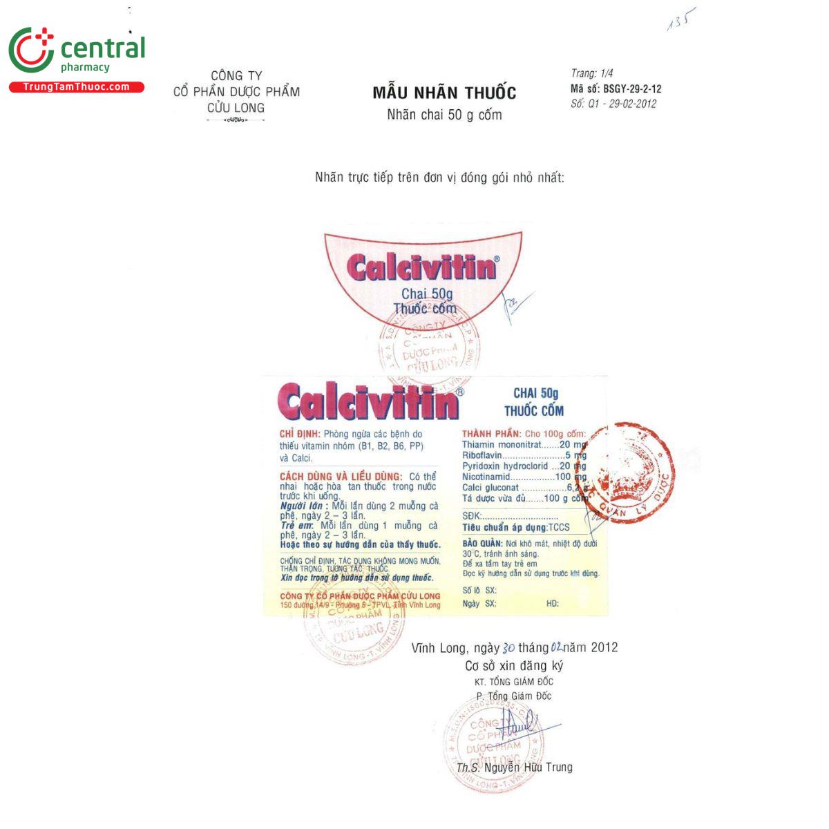 calcivitin pharimexco 5 D1752 calcivitin pharimexco 5 D1752
