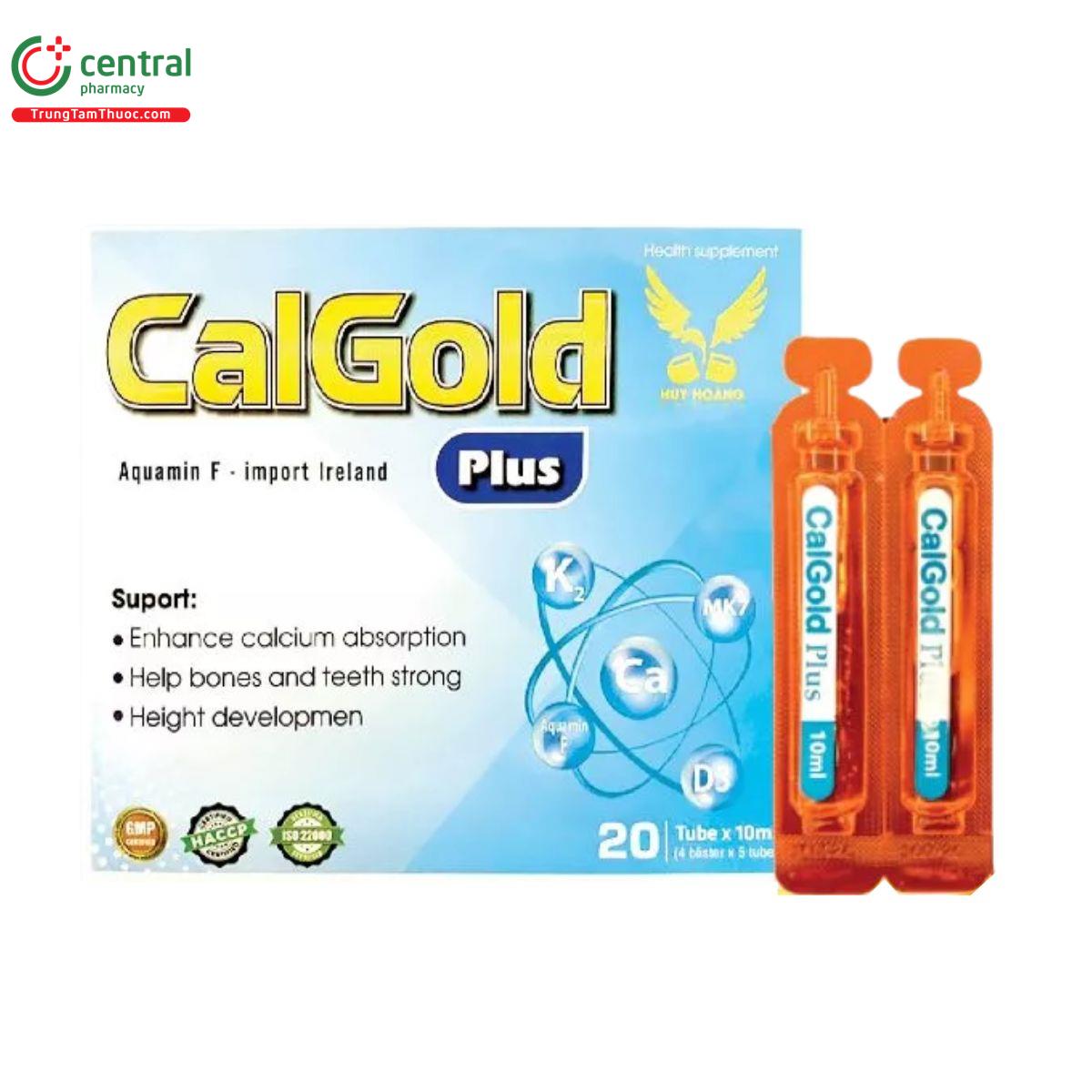 CalGold Plus bổ sung canxi, Vitamin D3, vitamin K2, giúp xương chắc khỏe