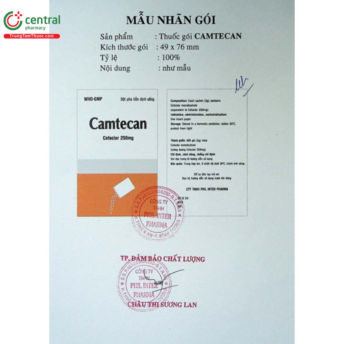 camtecan 4 B0538