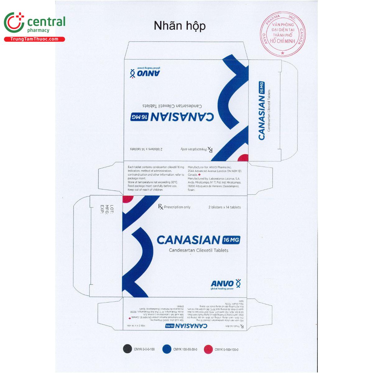 canasian 16mg 2 N5230