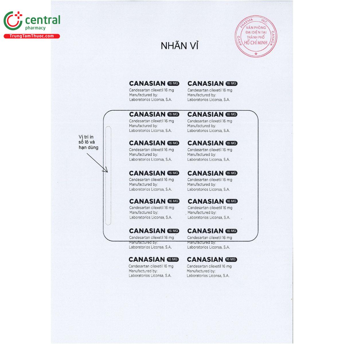canasian 16mg 3 G2583