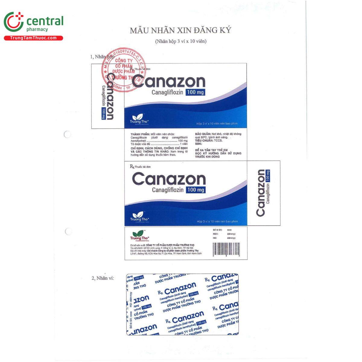 canazon 100mg 2 S7614
