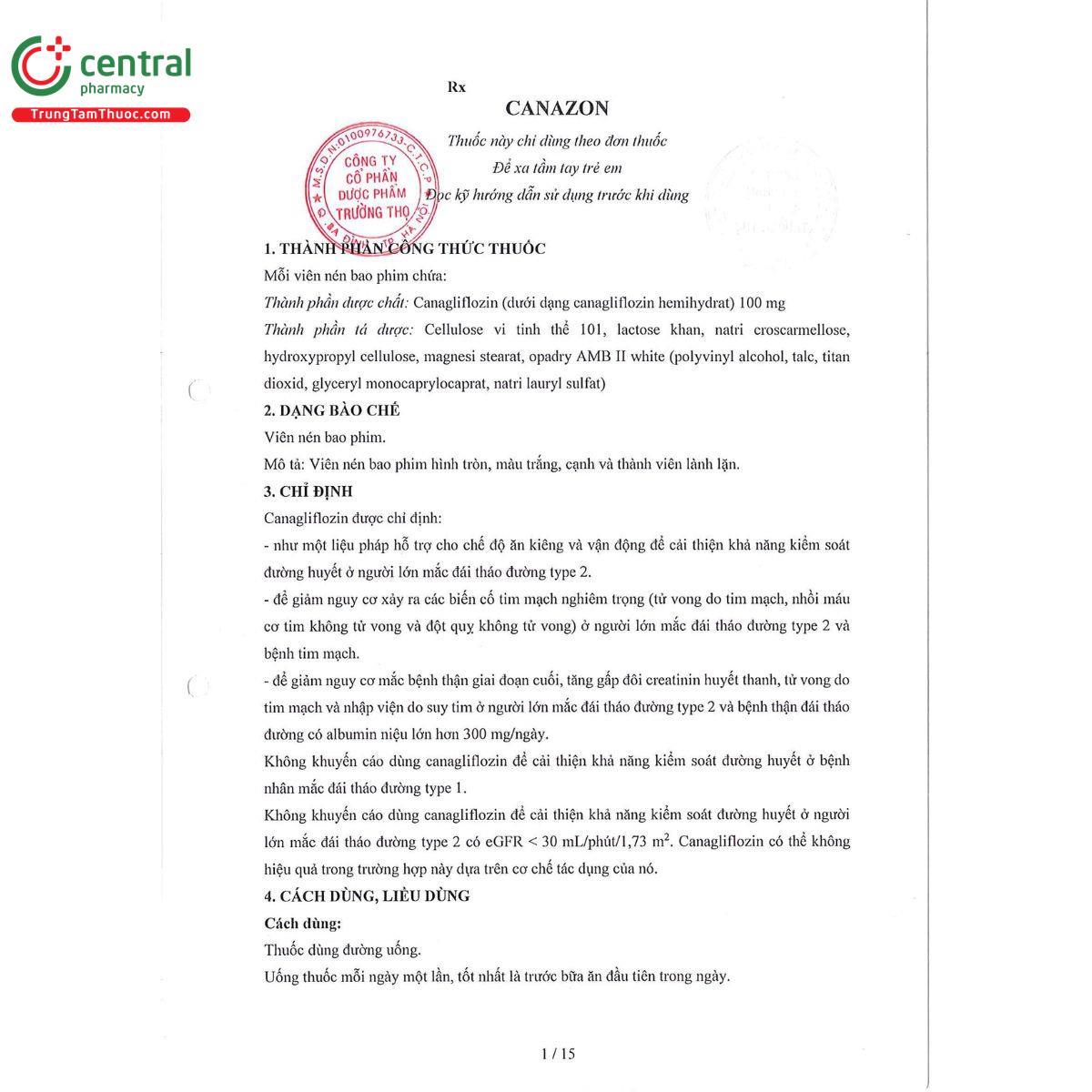 canazon 100mg 3 L4065