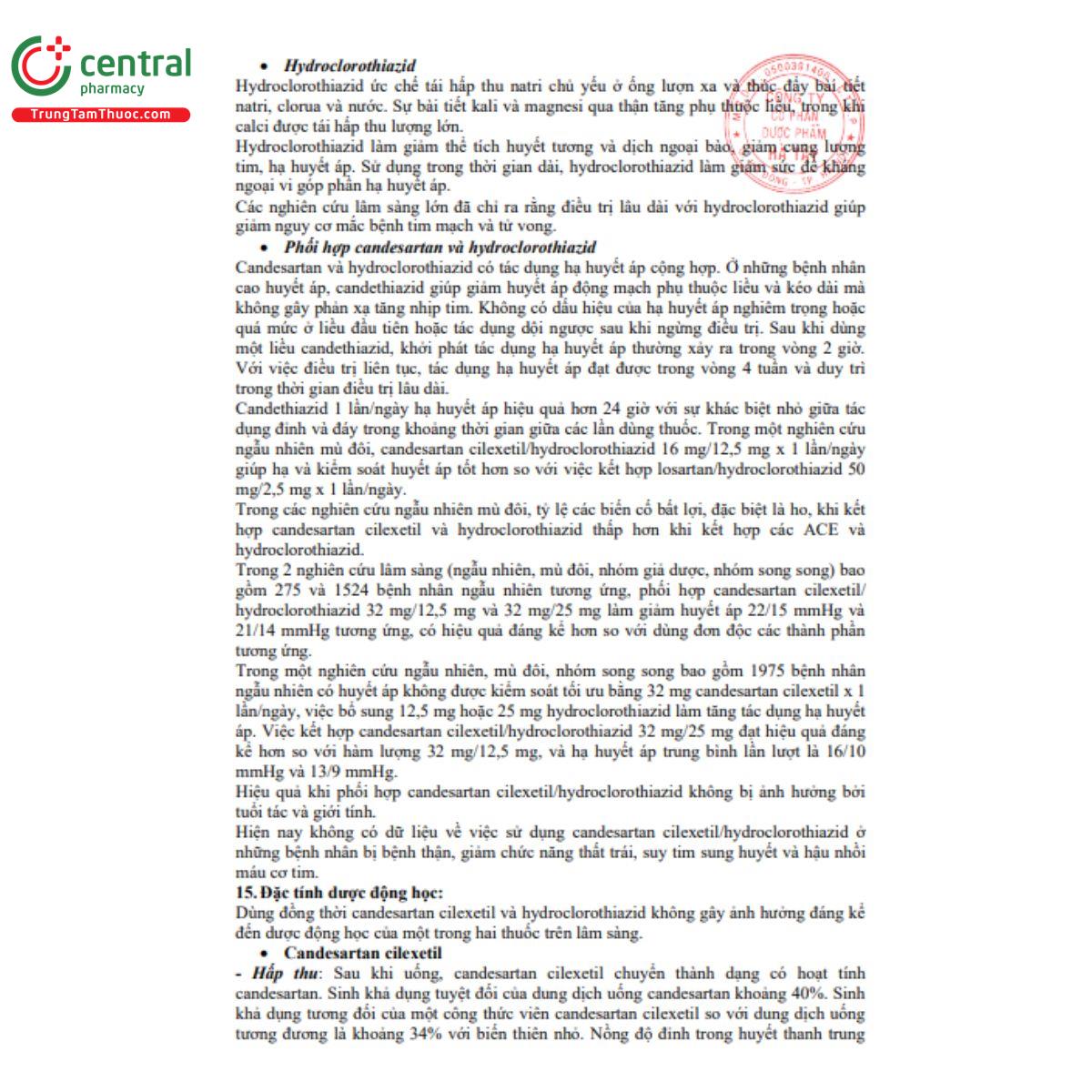 candethiazid 10 E1801