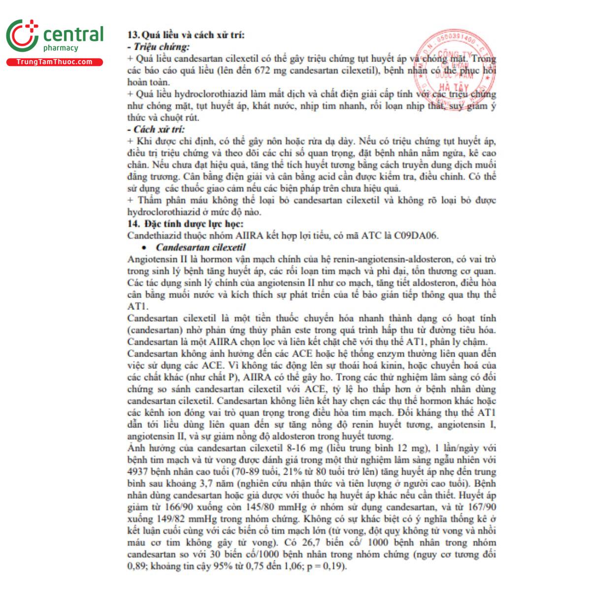 candethiazid 9 P6603