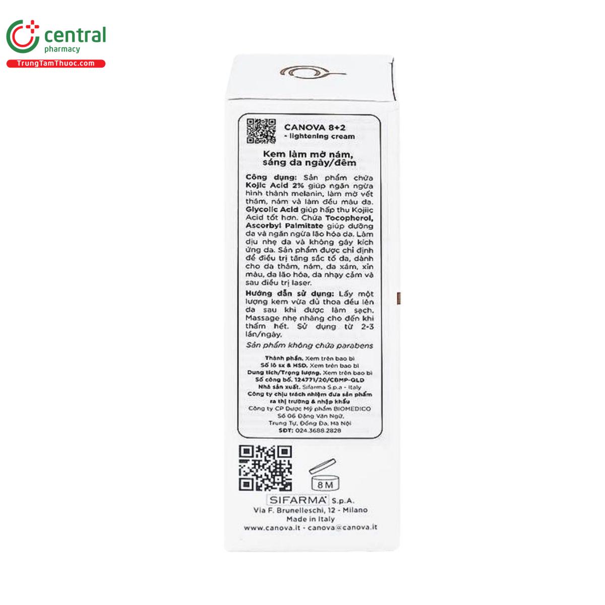 canova 8 2 lightening cream 6 A0810