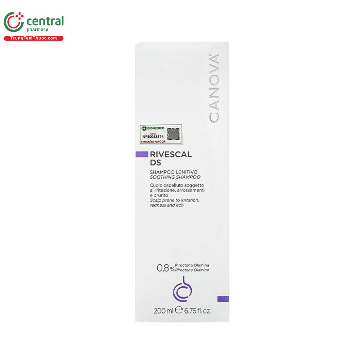 canova rivescal ds soothing shampoo 4 D1700 canova rivescal ds soothing shampoo 4 D1700