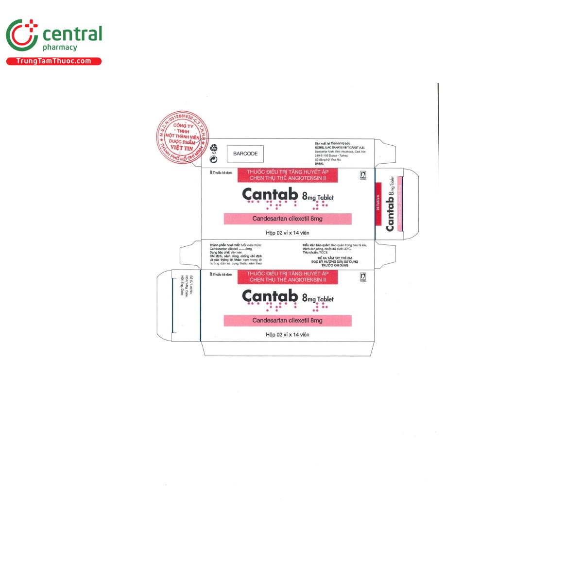cantab 8mg 2 G2333