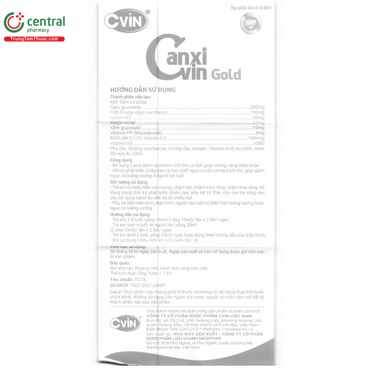 canxi vin gold 8 O6811