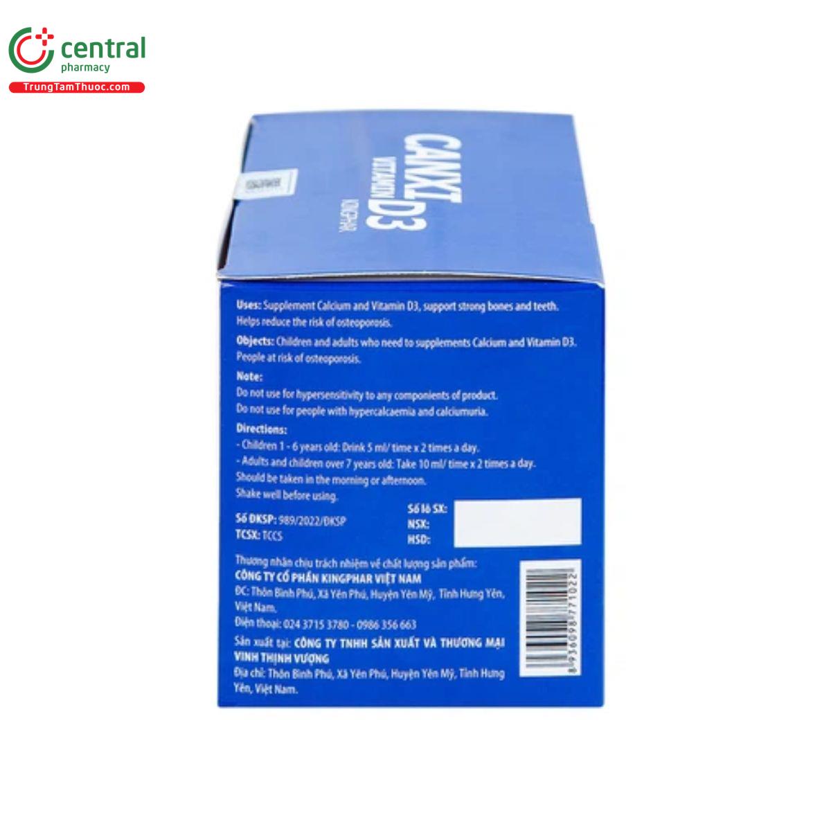 canxi vitamin d3 kingphar 3 L4481